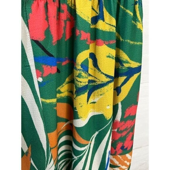 Flying Tomato Tropical Jumpsuit Wide Leg Floral One Piece Medium - Picture 6 of 7